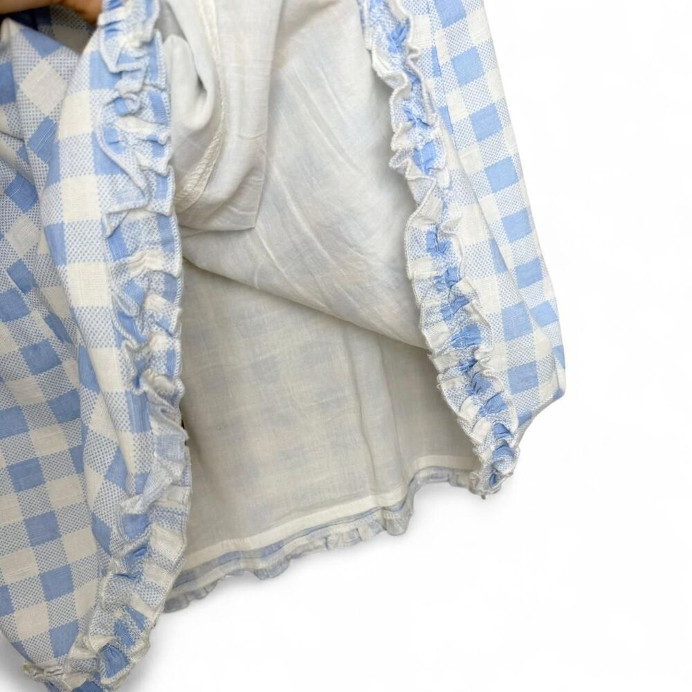 Urban Outfitters Gingham Corset Milkmaid Mini Dress 100% Cotton S - Picture 6 of 8